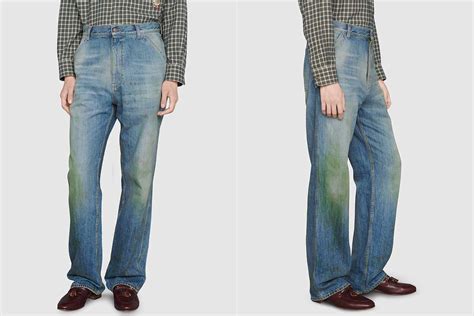 gucci grass stain pants|Gucci's new grass.